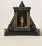 Vintage Egyptian Pharaoh Pyramid Light Up Statue Figurine Decor 8IN. Fixed Price $49.98.