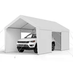 Carport Canopy 12X20FT Heavy Duty Outdoor Shelter With Sidewalls White. Fixed Price $396.99.