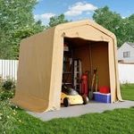 Durable 8X8FT Outdoor Storage Shelter For Tools & Bikes - Steel Frame. Fixed Price $200.99.