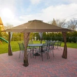 Sophia & William 13X13 Pop-up Gazebo CANOPY/BROWN/NEW/150D Oxford. Fixed Price $250.00.
