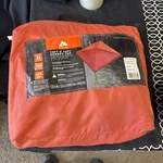 10' X Top Replacement Cover For Outdoor Canopy, Red. Fixed Price $34.99.