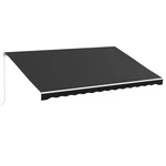 Outsunny 16' X 10' Electric Retractable Awning W/ Remote Controller, Black. Fixed Price $369.99.