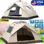 2-3 Person Pop Up Tents Waterproof Windproof Instant For Camping Hiking Us. Fixed Price $33.98.