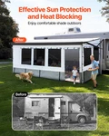 Rv Sun Shade Room Compatible With 18 -19 Ft Awnings,. Fixed Price $781.41.