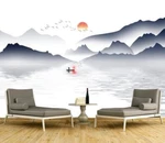 3D Hill Sun Lake G6224 Wallpaper Murals Removable Self-adhesive Honey. Fixed Price $12.93.