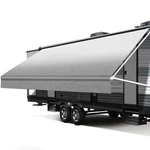 Rv Awning Fabric Replacement 18.5OZ Heavy Duty 20 Gray Fade Xenjum Vinyl. Fixed Price $179.99.