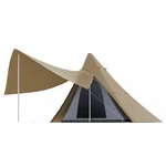 Outsunny 2-3 Person Easy Setup Teepee Tent, Camping With Porch, Coffee. Fixed Price $47.50.