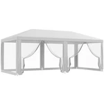 10' X 20' Party Tent, Outdoor Wedding Canopy & Gazebo With Removable Sidewalls. Fixed Price $128.99.