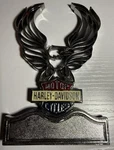 Harley Davidson Eagle Cutout Flaming Wings Sissy Bar Insert Htf Part # 99042-81. Fixed Price $140.00.