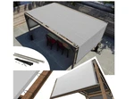 Amgo 8' W X 12' Grey Pergola Canopy Replacement UPF50+ Top Cover, Commercial. Fixed Price $81.00.
