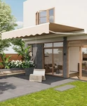 10X8 Ft Outdoor Manual Retractable Awning Window Sunshade Shelter For Deck Porch. Fixed Price $161.31.
