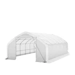 20FTX30FT Steel Frame Storage Shelter, 11OZ Cover, Peak Roof. Fixed Price $5697.25.