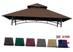 Grill Gazebo Replacement Cover 5X8 Ft Canopy Top Compatible L-GG001PST-F Brown. Fixed Price $38.61.