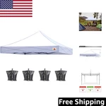 10X10 Canopy Tent Replacement Top - Waterproof Fabric, Garden Style. Fixed Price $143.99.