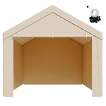 Uimoso Carport Replacement Canopy Cover With Side Panels 10X20FT Frame Excluded. Fixed Price $105.99.