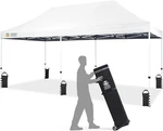 Crown Shades 10X20 Pop Up Canopy Tent - Commercial With 400D Strengt. Fixed Price $730.99.