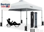 Amada 10X10 Pop Canopy Tent, 1-BUTTON Push Easy-up Outdoor Beach. Fixed Price $176.28.