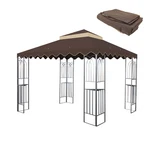 Outdoor Patio Gazebo Replacement Canopy Cover Double Tier Tent Roof Top Only. Fixed Price $142.99.