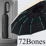Strong Windproof Automatic Umbrella 72 Bones Sunshade Uv Protection Folding Men'. Fixed Price $33.70.