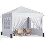 Pop Up Canopy 10X10 Portable Instant Tent Sidewalls White Vinabilia Carry Events. Fixed Price $154.99.