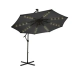 10FT Solar Led Offset Cantilever Patio Umbrella For Backyard & Garden. Fixed Price $165.31.