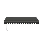 Aleko Retractable Home Patio Canopy Awning 10 X 8 Feet Black Color. Fixed Price $259.91.
