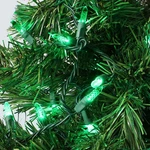 70 Ct Holiday Outdoor String Led Lights - Green 21 Ft By Sunnydaze. Fixed Price $17.67.