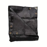 Black Mesh Heavy Duty Tarp 90- 95% Privacy, Brass Grommets, Uv Protection. Fixed Price $112.00.