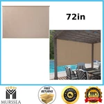 Coolaroo - Cordless Spring Operated Exterior Roller Shade In. W X72. Fixed Price $69.99.