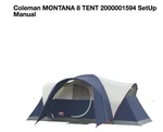 Coleman Weathermaster 10 Tent 2000001598 Setup Manual Free Shipping. Fixed Price $12.99.