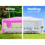10'X30' Outdoor Canopy Party Wedding Tent Pavilion Gazebo Events 8WALL Pink Us. Fixed Price $148.99.