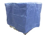 4 Ft. 5 Blue Poly Waterproof Pallet Box Cover - 6 Mil. Fixed Price $26.50.