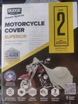 Budge Power Sports Superior Motorcycle Cover. Fixed Price $30.00.