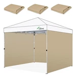 Acepic 10X10FT Pop Up Canopy Tent Sidewalls Waterproof 210D 3 Pk Khaki. Fixed Price $58.08.