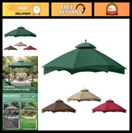 Flexzion 10X12 Gazebo Replacement Canopy Top Green Sunshade Roof. Fixed Price $154.99.