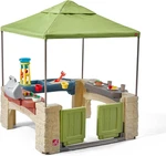 STEP2 All Around Playtime Patio With Canopy Playset Shaded Outdoor Playhouse F. Fixed Price $318.99.
