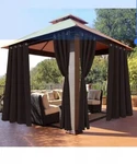 Bonzer Waterproof Indoor/outdoor Curtains For Patio Thermal Insulated Chocolate. Fixed Price $17.99.