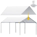 10 X 20 Ft Heavy Duty Carport Canopy Waterproof Garage Shelter Tarp Tent .... Fixed Price $78.99.
