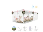 Cobizi Party 10X10 Canopy Tents For Parties With 4 Removable Sidewalls, Wat. Fixed Price $185.00.