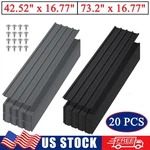 20 Pcs Panels Galvanized Steel Roofing Sheets Wall Gazebo Top Cover. Fixed Price $119.99.