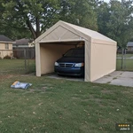 Versatile 10X20 Ft Outdoor Car Shelter Canopy: Heavy-duty, Easy Install Tarp. Fixed Price $259.99.