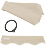 Aleko Fabric Replacement For 13X10 Ft Retractable Awning Ivory Color. Fixed Price $99.00.