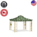 Replacement Canopy For Garden Treasures S-J-109 Gazebo Palm 350 Denier. Fixed Price $209.99.