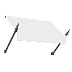 Awntech 4.375 Ft New Orleans Fixed Awning Acrylic Fabric, White. Fixed Price $405.79.