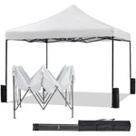 Gianna 10X10 Ft Pop Up Canopy Tent Slant Legs Carrying Bag Natural White. Fixed Price $57.95.