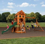 Backyard Discovery Atlantis Wood Playset Swing Free Shipping New Deal. Fixed Price $835.50.