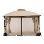 Sunjoy Mosquito Netting For 11X13 Moorehead Gazebo 132"W 156"L Light Tan. Fixed Price $79.99.