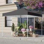 Pop Up Canopy 10X10 Heavy Duty Waterproof Outdoor Gazebo Grey Phonwhon Shades. Fixed Price $129.99.