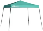 Quik Shade 11X11 Solo Steel Pop-up Canopy Turquoise 72 Sq Ft Outdoor Slant Leg. Fixed Price $181.48.