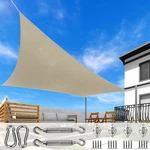 12' 16' 18' Sun Shade Sail Rectangle Square Triangle Yard Patio Canopy Pool Top. Fixed Price $30.07.